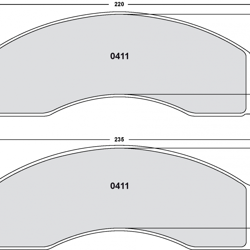 Street brake pads - Ford F350 / 450
Front / Rear